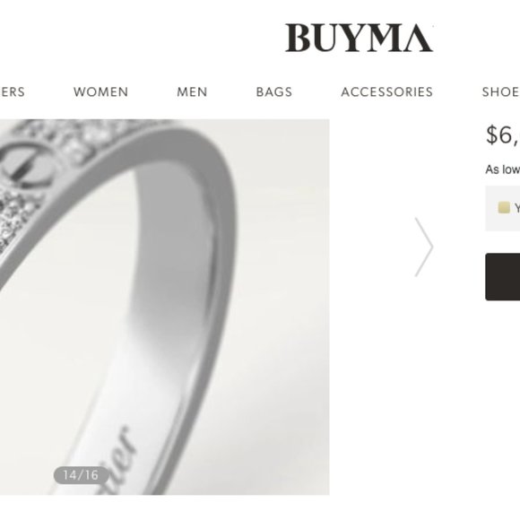 ***SOLD** Cartier Pave Diamonds Love Ring White gold Box +Cert of Authenticity - Picture 14 of 15